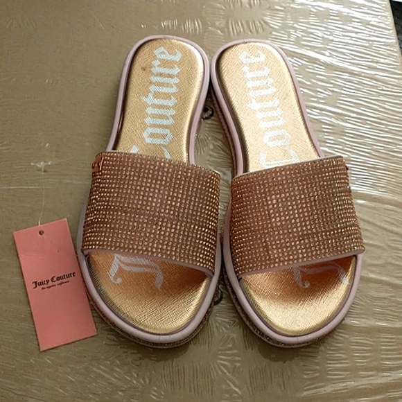 Juicy couture JC yummy slides - Picture 1 of 9
